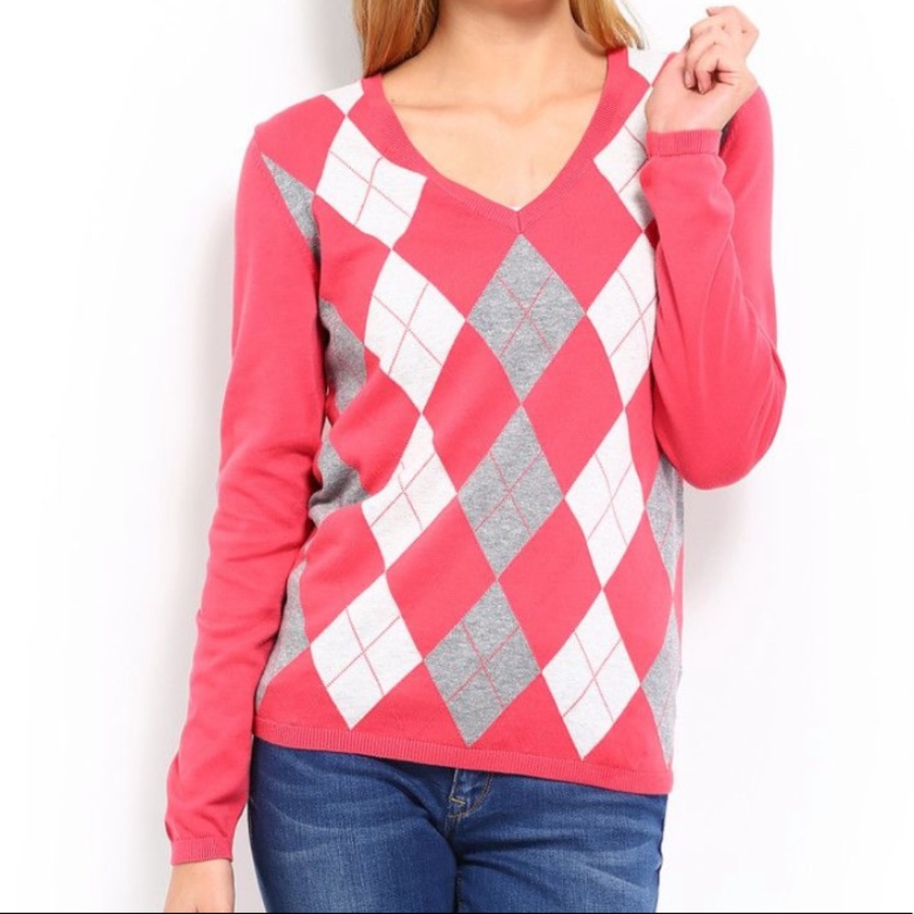 Tommy Hilfiger Argyle Sweater